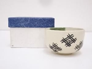 京焼　橘吉造　織部写茶碗